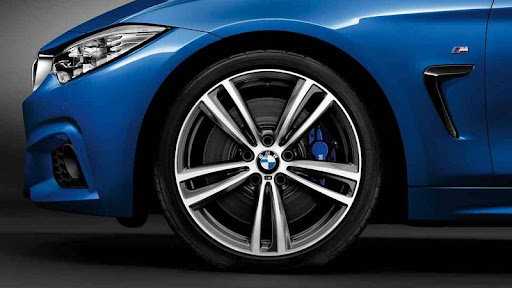 Janta aliaj usor - M Performance Double Spoke 442M - Bicolor Gri/Argintiu (FerricGrey/Bright-Turned) - 8Jx19 ET:36 - BMW Seria 3 F30 F31, Seria 4 F32 F33 F36	