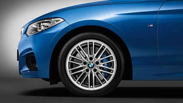 Janta aliaj usor - M Performance Double Spoke 460M - Argintiu (Dekor Silver 2) - 7,5Jx17 ET:43 - BMW Seria 1 F20 F21, Seria 2 F22 F23