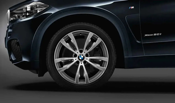 Janta din aliaj usor - M Performance Double Spoke 469M - Bicolor Gri (FerricGrey / Bright Polished) - 11Jx20 ET:37 - BMW X5 F15, X6 F16	