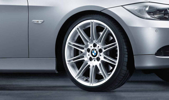Janta aliaj usor - M Performance Double Spoke 225M - Argintiu (Silver) - 9Jx19 ET:41 - BMW X1 E84	