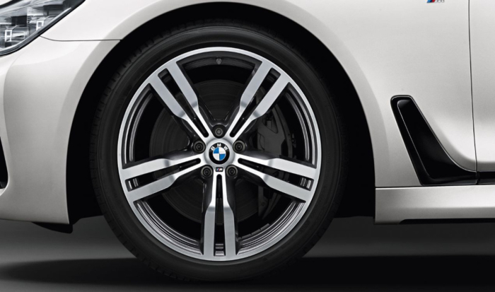 Janta aliaj usor - M Performance Double Spoke 648M - Bicolor Gri (Orbitgrey/Bright Polished) - 10Jx20 ET:41 - BMW Seria 6 G32, Seria 7 G11 G12	