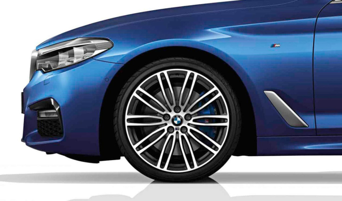 Janta aliaj usor - M Performance Double Spoke 664M - Gri Mat (Titanium Matt) - 9Jx19 ET:44 - BMW Seria 5 G30 G31 G38