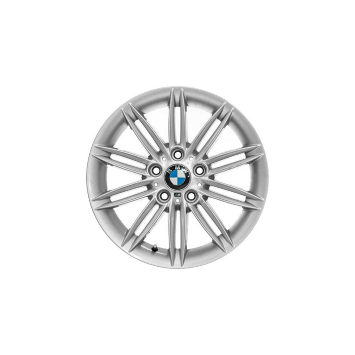 Janta aliaj usor - M Performance Double Spoke 207M - Argintiu (Silver) - 7,5Jx17 ET:47 - BMW Seria 1 E81 E82 E87 E88