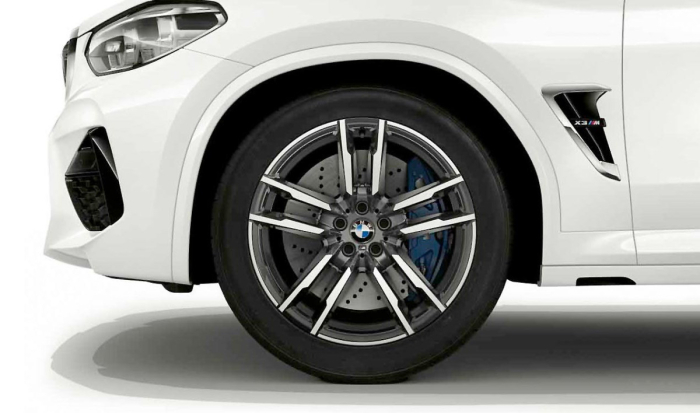 Janta aliaj usor - M Performance Double Spoke 764M - Bicolor Gri (Orbitgrey/Bright Turned) - 9Jx20 ET:28 - BMW X3 F97 M, X4 F98 M	