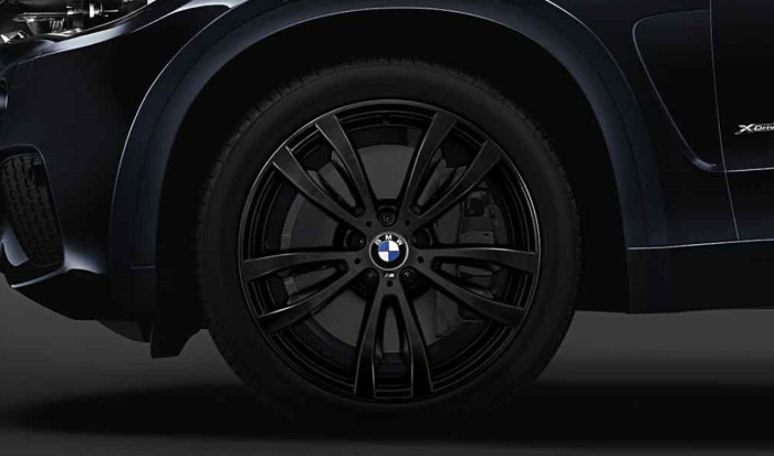 Janta din aliaj usor - M Performance Double Spoke 469M - Negru (Jet Black Uni) - 11Jx20 ET:37 - BMW X5 F15, X6 F16	