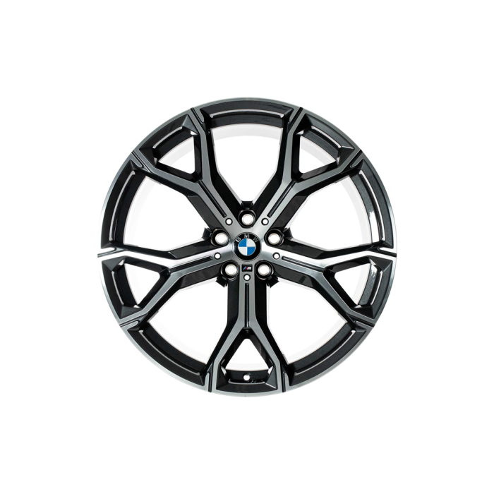 Janta aliaj usor - M Performance Y-spoke 741M - Bicolor Gri (Orbit Grey / Bright Turned) - 9.5Jx21 ET:37 - BMW X5 G05 G18, X6 G06