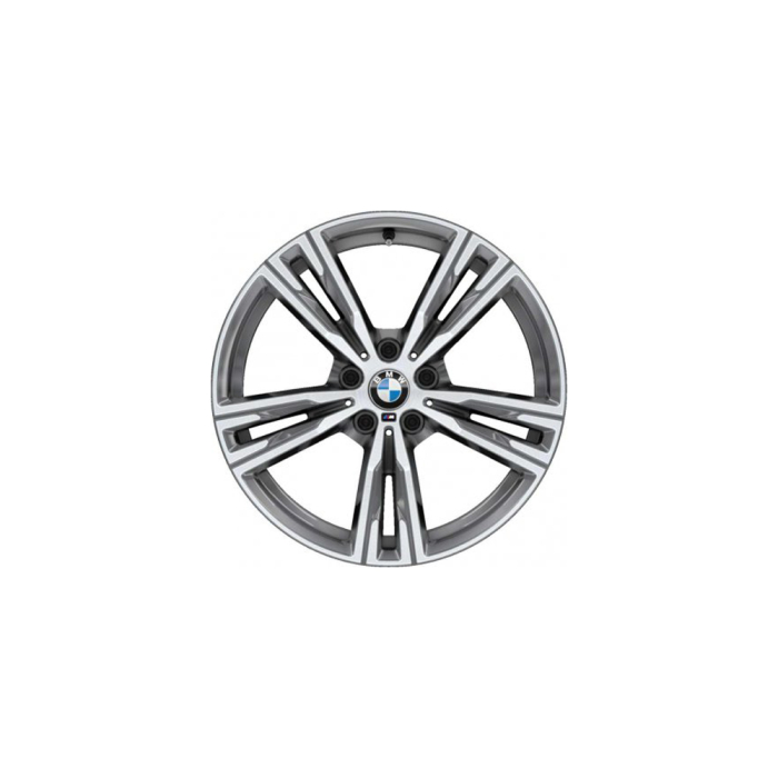 Janta aliaj usor - M Performance Double Spoke 798M - Bicolor Gri/Argintiu (Ferric Grey / Bright Turned) - 8Jx18 ET:20 - BMW Z4 G29
