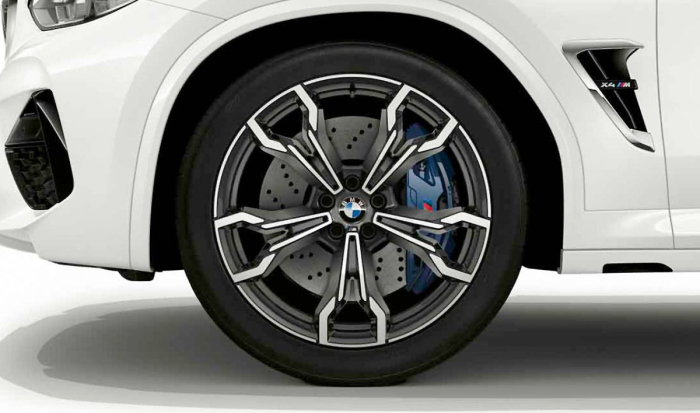 Janta aliaj usor - M Performance V Spoke 765M - Bicolor Gri (Orbitgrey/Bright Turned) - 9,5Jx21 ET:31 - BMW X3 F97 M, X4 F98 M