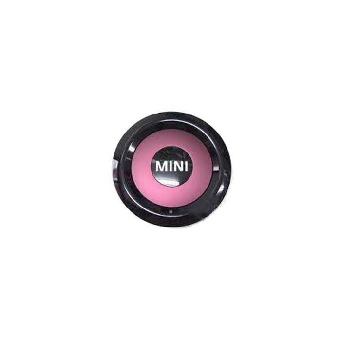 Capac butuc janta aliaj 17", Mini, Bicolor Negru/Rosu (Black / Damson Red) - Mini Cabrio R57, Clubman R55, Coupe R58, Roadster R59, R56