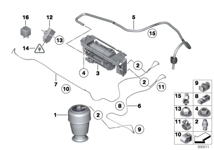 Perna suspensie spate - BMW Seria 5 F11