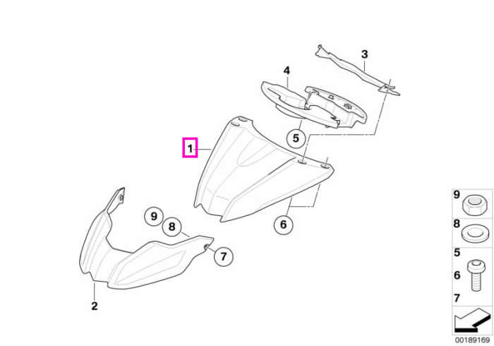 Aparatoare roata fata, nevopsita - BMW Motorrad K72 (F 650 GS, F 800 GS) - tip motor 2-Zyl