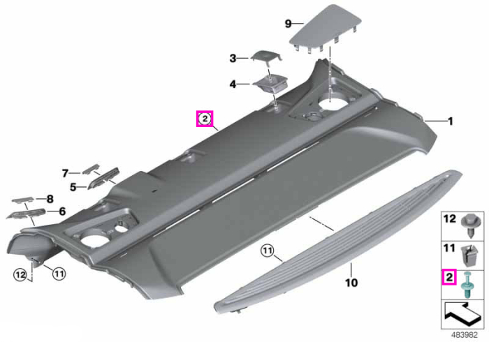 Nit expandabil plastic, diametru 6 mm - BMW - Mini - BMW Motorrad