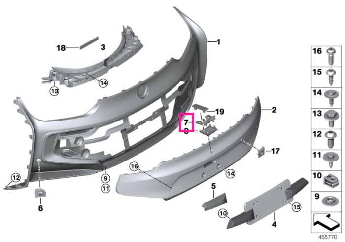 Suport I-Cam REAR - BMW
