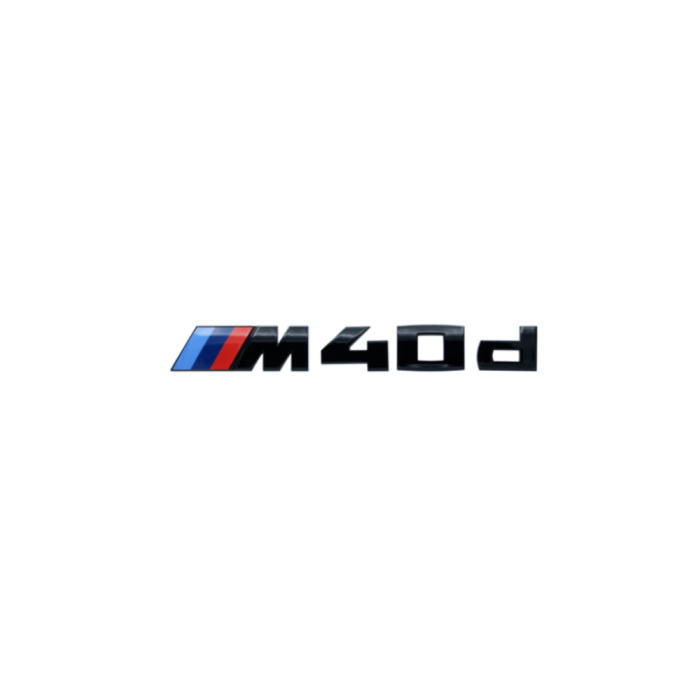 Emblema portbagaj neagra BMW M Performance "M40d" - BMW X3 G01