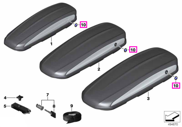 Emblema BMW - BMW Seria 1, Seria 2, Seria 3, Seria 4, Seria 5, Seria 6, Seria 7, Seria 8, i4, iX3, iX, MS, X1, X1L, X2, X3, X3L, X4, X5, X5L, X6, X7