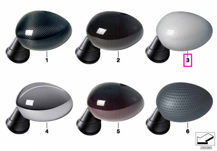 Carcasa oglinda laterala, dreapta, Camden - Mini Cabrio R57, Clubman R55, Countryman R60, Coupe R58, Paceman R61, Roadster R59, R56
