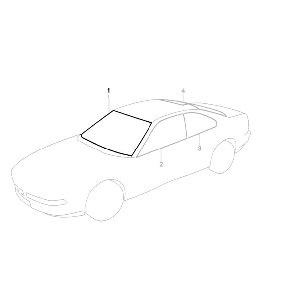 Parbriz tenta verde - BMW Seria 8 E31 Coupe