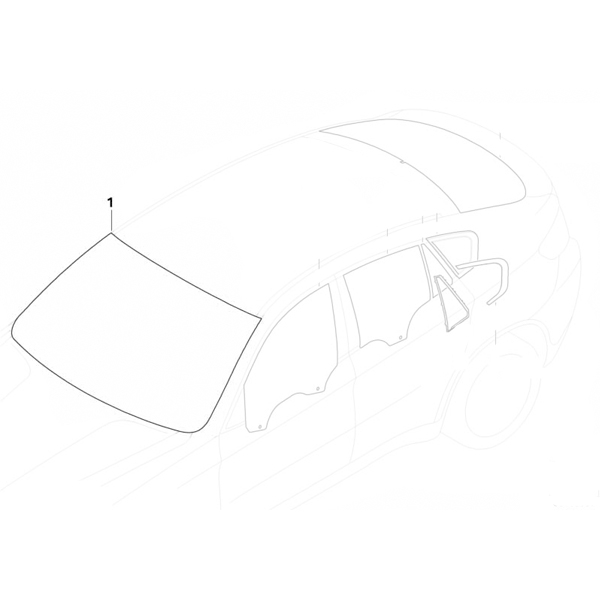 Parbriz tenta verde cu senzor ploaie - BMW X6 E71, E72