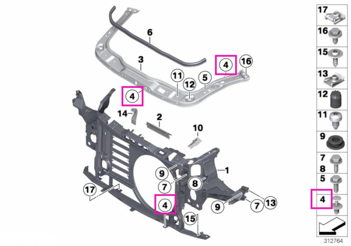 Nit expandabil D = 8MM - BMW