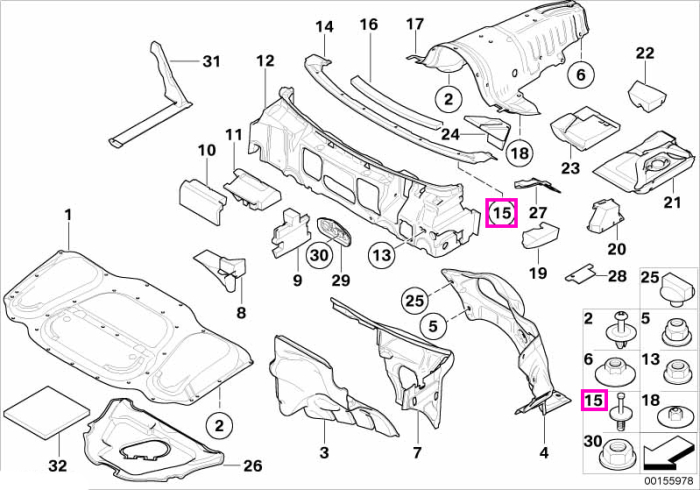 Nit expandabil plastic - BMW - BMW Motorrad