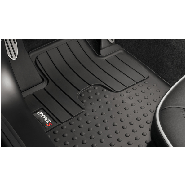 Set covorase fata - Negru - MINI Cooper S logo, R60 R61