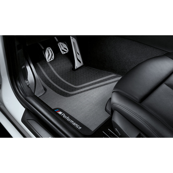 Set covorase fata, M Performance, Negru/Gri - BMW Seria 4 F32 F33 F36 F82M4 F83M4