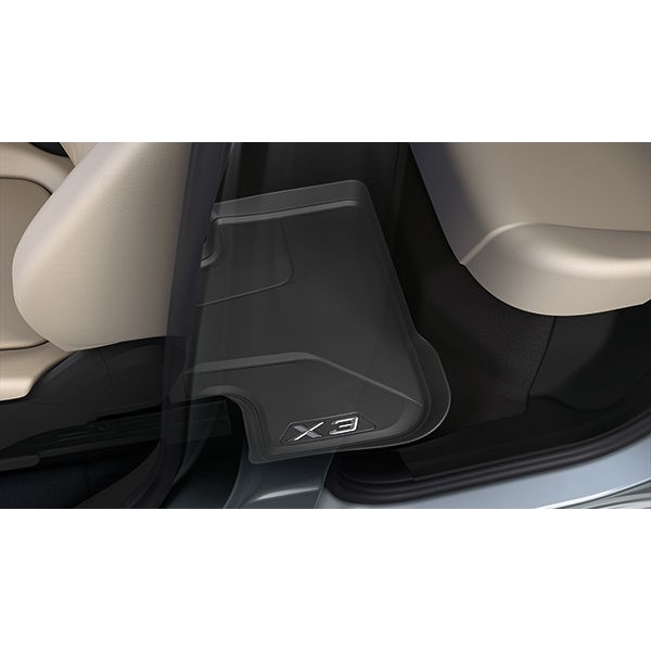 Set covorase spate, cu margine inalta, "All-Weather", BasisLine, Negru - BMW iX3 G08, X3 G01 G08 F97M