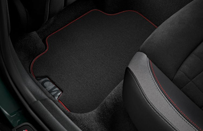 Set covorase spate JCW, Textil , Negru - Mini Clubman F54	