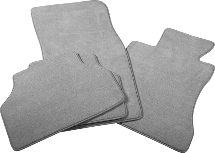 Set covorase fata/spate, Velur, Gri (Grau) - BMW X5 E70	