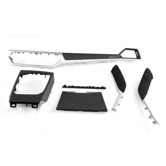 Set ornamente interior, Carbon/Alcantara, "BMW M Performance" - BMW Seria 2 G42, Seria 3 G20 G21 G28, Seria 4 G22 G23 G26 G82 G83 M4