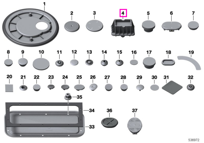 Suport ridicare elevator / Suport cric - BMW Seria 1, Seria 2, Seria 3, Seria 5, Seria 6, Seria 7, X1, X1L, X2, X5, X5L, X6, X7, XM, Zinoro - Mini Clubman, Countryman