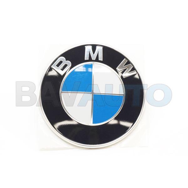 Emblema BMW capota motor/portbagaj, Ø82mm - BMW Seria 1, Seria 2, Seria 3, Seria 4, Seria 5, Seria 6, Seria 7, Seria 8, i4, iX3, iX , X1, X2, X3, X4, X5, X6 , X7