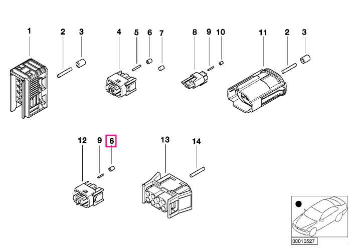 Etanșare șnur 0.5-1.0MM² GN - BMW