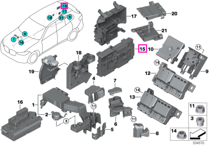 Cutie distributie putere, spate (HIGH) - BMW X5 G05 M F95, X5L G18, X6 G06 M F96, X7 G07, XM G09