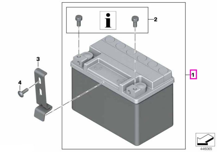 Baterie AGM LTX12, 12V, 12Ah - BMW Motorrad K49 (S 1000 XR), K67 (S 1000 RR), K69 (S 1000 XR), K80 (F 750 GS, F 800 GS), K81 (F 850 GS, F 900 GS), K82 (F 850 GS Adv., F 900 GS Adv.), K83 (F 900 R), K84 (F 900 XR), KM9 (M 1000 XR), KR2 (R 12 G/S)