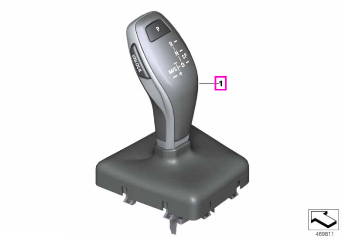 Comutator selector viteze - BMW X1 F48, X1L F49, X2 F39