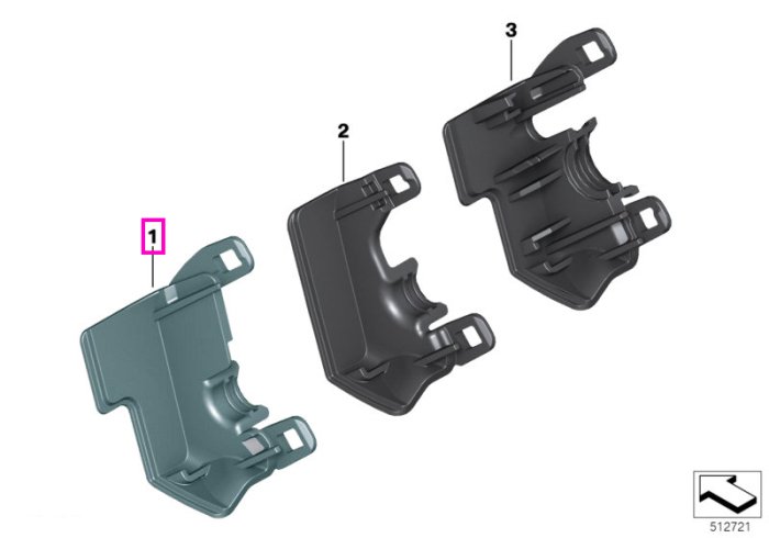 Capac comutator combinat stanga - BMW Motorrad K07, K08, K09, K17, K21, K22, K23, K32, K33, K34, K35, K48, K50, K51, K52, K53, K54, K61, K63, K66, K67, K69, K80, K81, K82, K83, K84, KA1, KA2, KA3, KA4, KA5, KM3, KM9, KR1, KR2, KR3