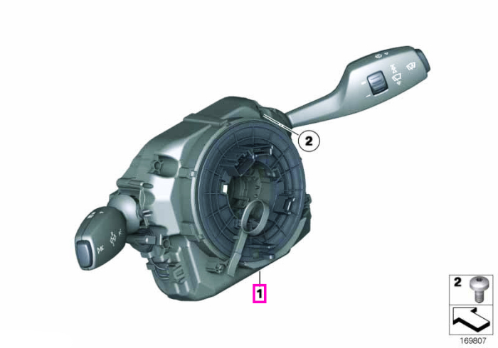 Bloc comutatoare, coloana de directie - BMW Seria 5 F07 F10 F18, Seria 6 F06 F12 F13, Seria 7 F01 F02 F04