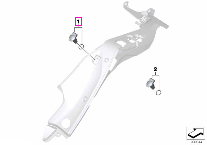 Priza de bord suplimentara 12 V - BMW Motorrad