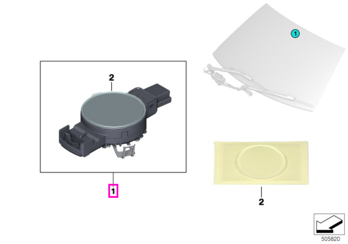 Senzor ploaie/lumina/solar/ceata - BMW Seria 1, Seria 2, Seria 3, Seria 4, Seria 5, Seria 6, Seria 7, Seria 8, i3, i4, i8, iX3, X1 F48 F49, X2 F39, X3 G01 G08 F97 M, X4 G02 F98 M, X5 F15 G08 G18 F85 F95 M, X6 F16 G06 F86 F96 M, X7 G07, Z4 G29 - Mini