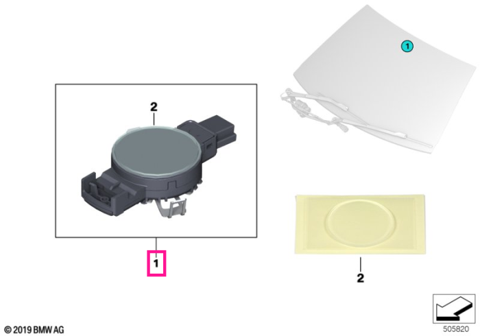 Senzor ploaie/lumina/soare/anticondens - BMW Seria 5 F07 F10 F11 F18, Seria 6 F06 F12 F13, Seria 7 F01 F02 F04, X3 F25, X4 F26