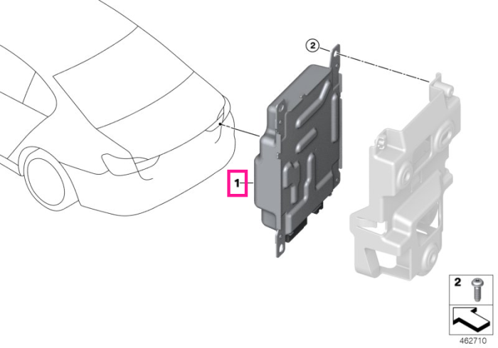 Modul de incarcare a bateriei (BCU 150) - BMW Seria 5 G30 G31, Seria 6 G32, Seria 7 G11 G12, Seria 8 G14 G15 G16