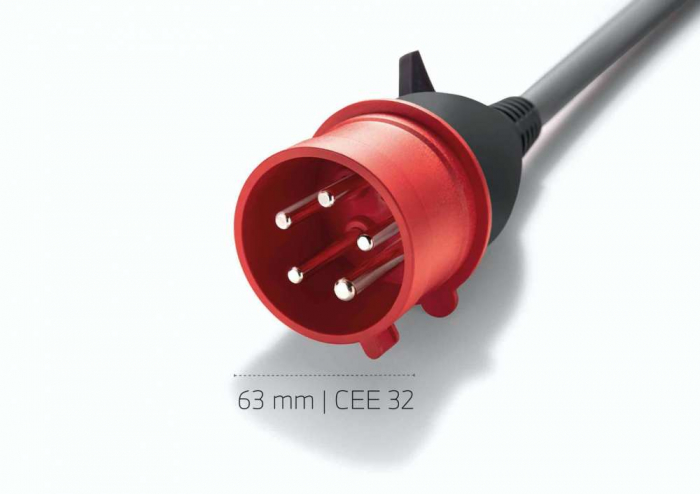 Cablu adaptor CEE 32A (rosu, trifazic) pentru BMW Flexible Fast Charger CE (Typ 2)