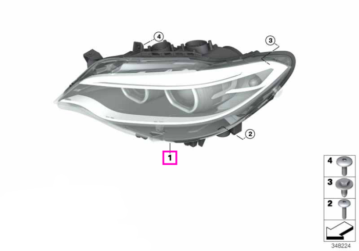 Far dreapta - BMW Seria 2 F22 F23 F87 M2