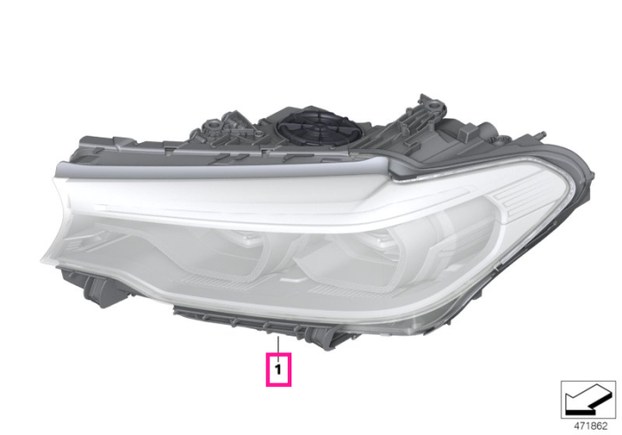 Far, Laser Light, dreapta - BMW Seria 5 F90 M5 G30 G31