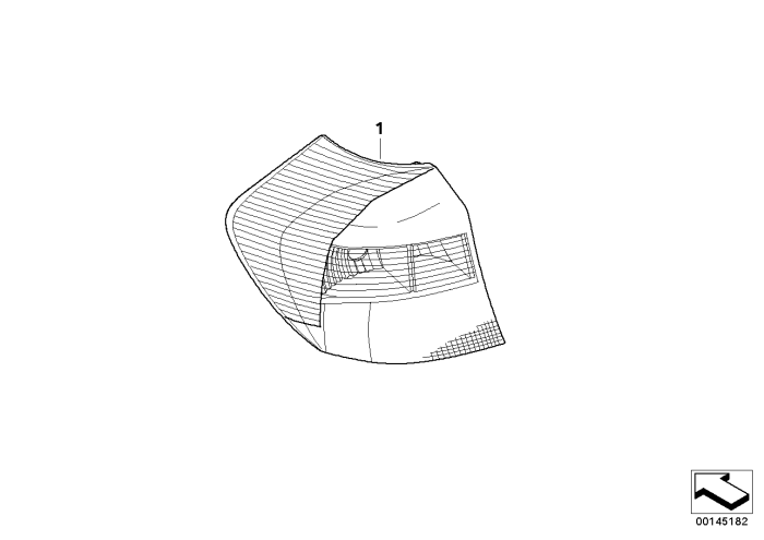 Lampa stop pe aripa laterala, dreapta, High Version - BMW Seria 1 E81 E87