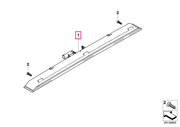 Lampa stop aditionala - BMW X3 E83