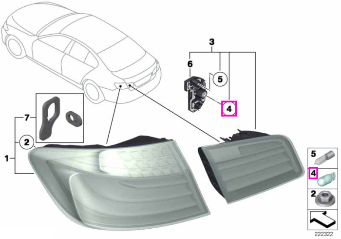 Bec auto halogen Longlife, 12V, 16W - BMW Seria 1 E81 E82 E87, Seria 3 E90 E91 E92, Seria 5 E39 E60 E61 F07 F10 F11 F18, Seria 6 E63 E64 F06 F12 F13, Seria 7 E65 E66 F01 F02 F04, X3 E83 F25, X5 E70, Z4 E85 E86 E89 - Mini - BMW Motorrad