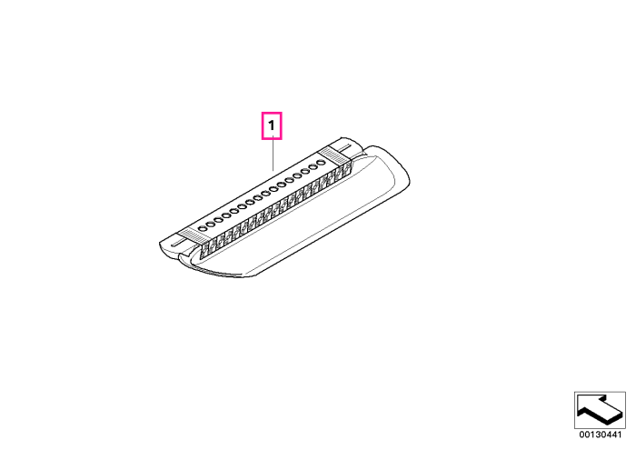 Lampa stop aditionala, Gri (HimmelGrau) - BMW Seria 6 E63