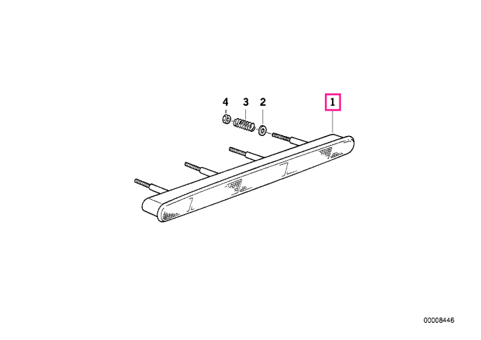 Lampa stop aditionala - BMW Seria 3 E36
